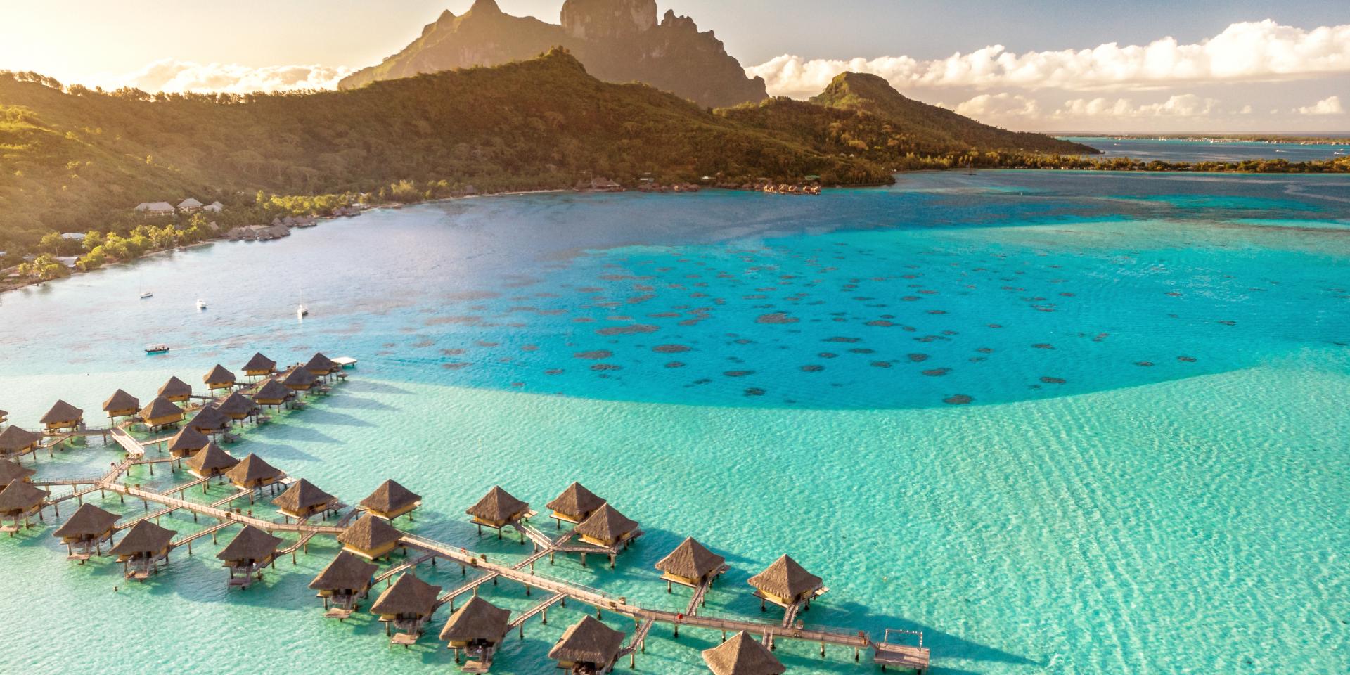 Hôtel à Bora Bora Tahiti Tourisme © Stéphane Mailion Photography