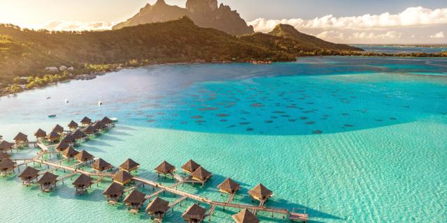 Hôtel à Bora Bora Tahiti Tourisme © Stéphane Mailion Photography