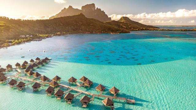 Hôtel à Bora Bora Tahiti Tourisme © Stéphane Mailion Photography