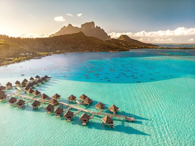 Hotel in Bora Bora Tahiti Tourisme © Stéphane Mailion Photography