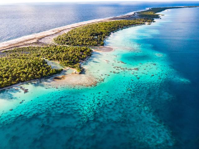 Aerial View Of Ahe Tahiti Tourisme © Stéphane Mailion Photography