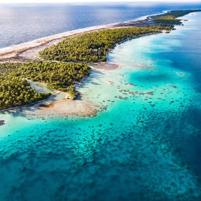 Aerial View Of Ahe Tahiti Tourisme © Stéphane Mailion Photography