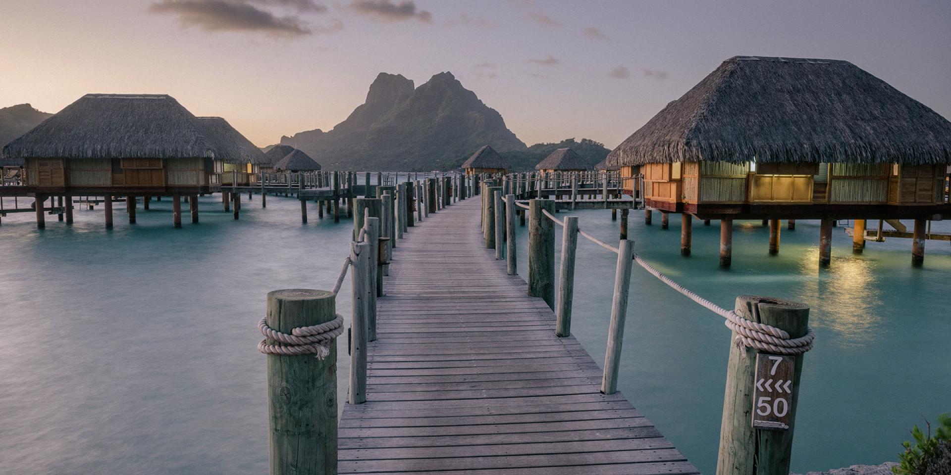 View Of Mount Otemanu Bora Bora Tahiti Tourisme © Myles Mcguinness