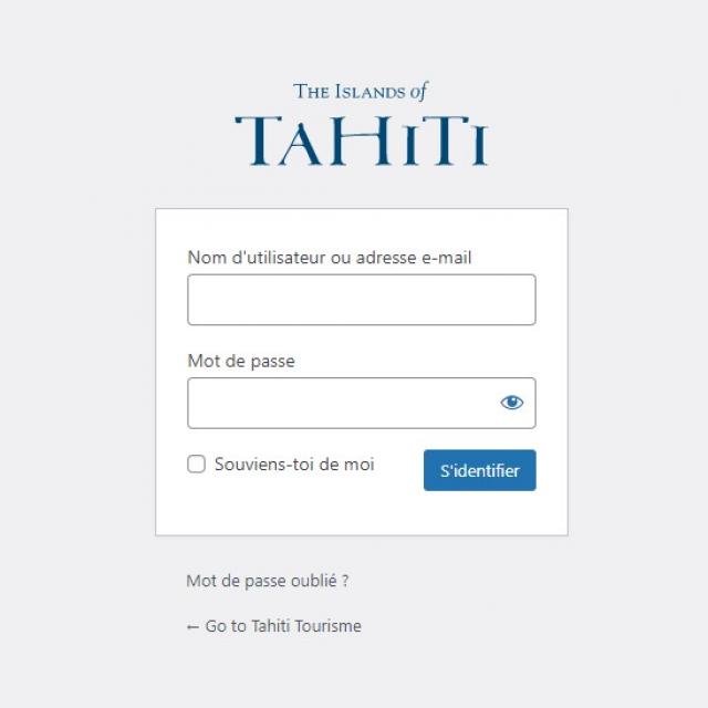 Espace Pro De Tahiti Tourisme