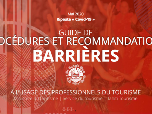 Guide De Procédures Et Recommandations Barrières