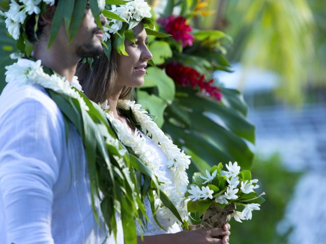 Mariage à Moorea - Tahiti Tourisme © Grégoire Le Bacon