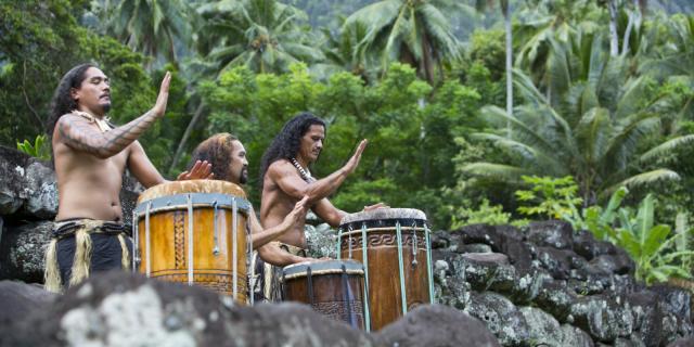 Musiciens Marquisiens Tahiti Tourisme © Grégoire Le Bacon