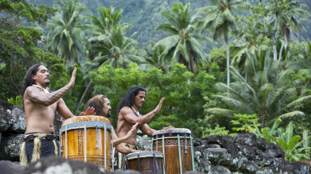 Musiciens Marquisiens Tahiti Tourisme © Grégoire Le Bacon