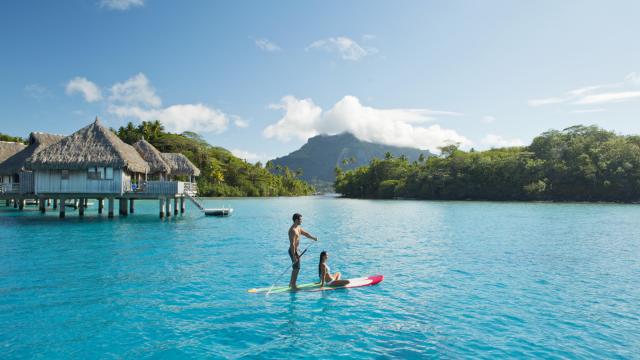 Paddle à Bora Bora © Tahiti Tourisme