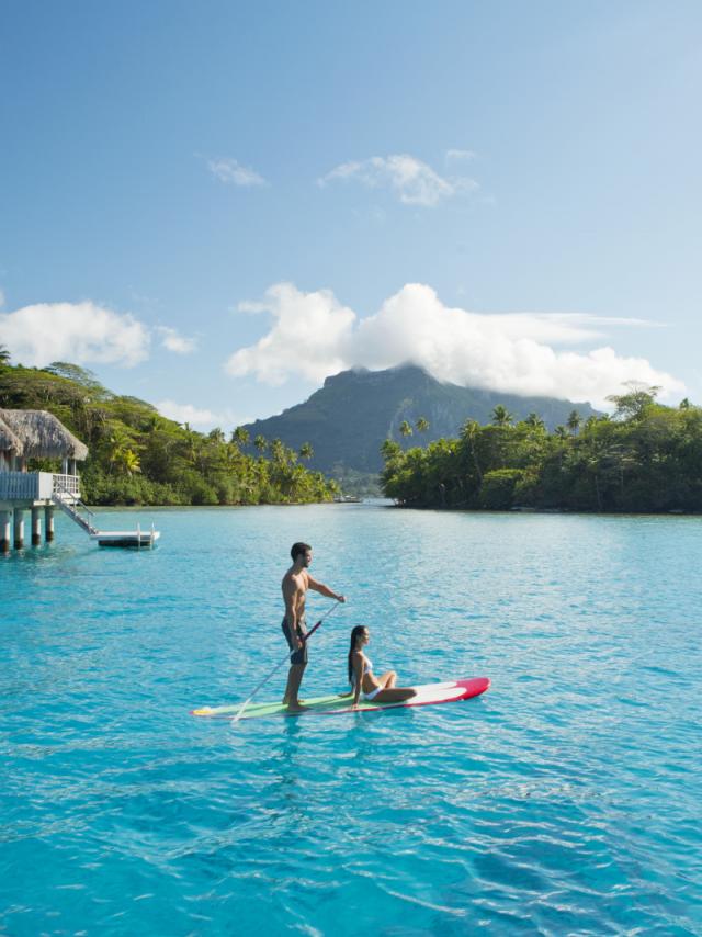 Paddle à Bora Bora © Tahiti Tourisme