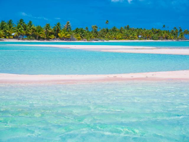 Plage De Sable Rose De Tikehau - Tahiti Tourisme © Lei Tao