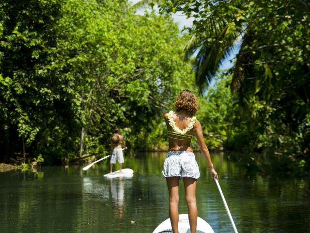 Rivière De Faaroa En Paddle - Tahiti Tourisme © Grégoire Le Bacon