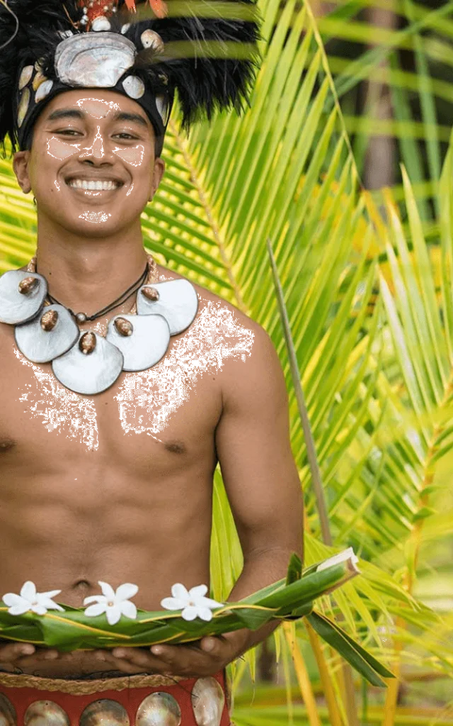 Accueil Avec Danseur De Tetiaroa