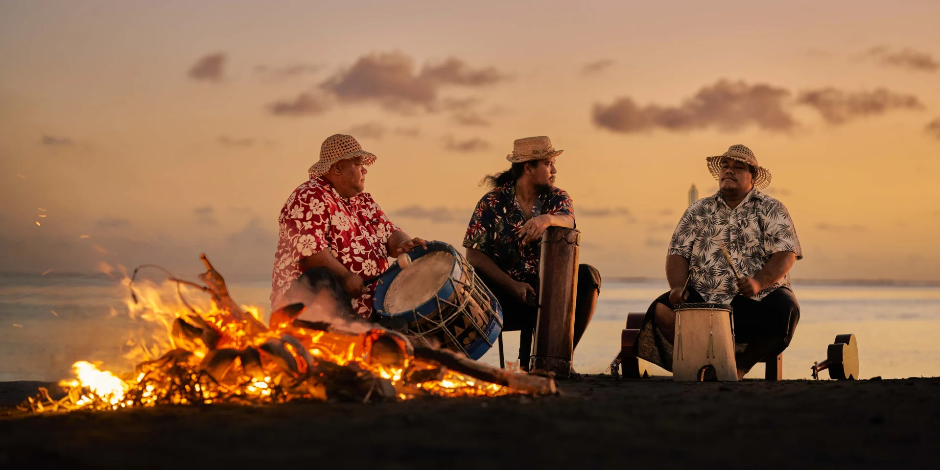 A musical break in The Islands of Tahiti