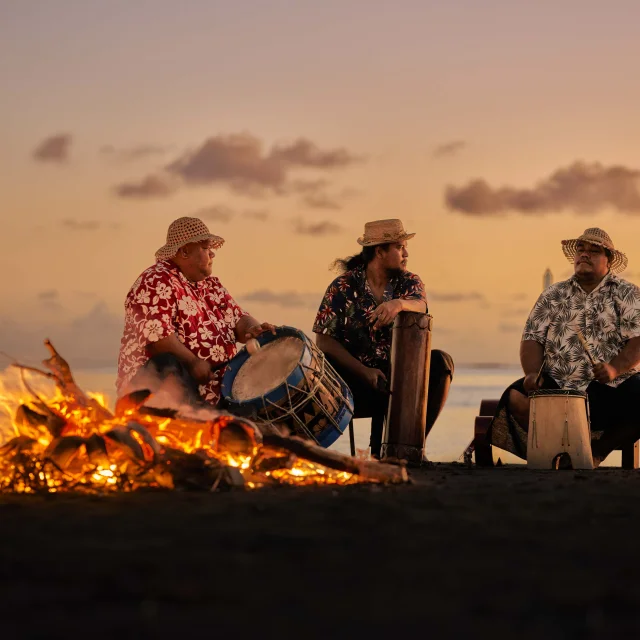 A musical break in The Islands of Tahiti