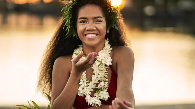 Une danseuse de 'ori tahiti