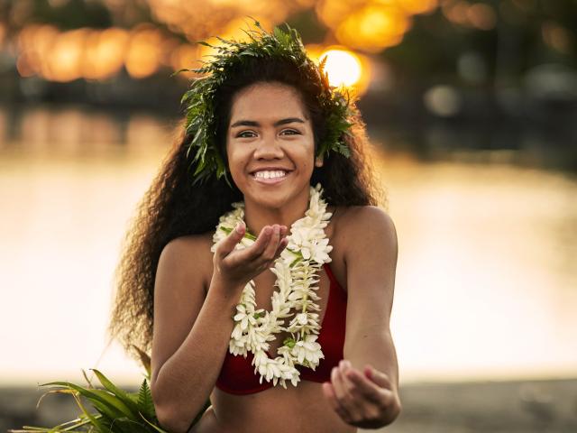 Une danseuse de 'ori tahiti