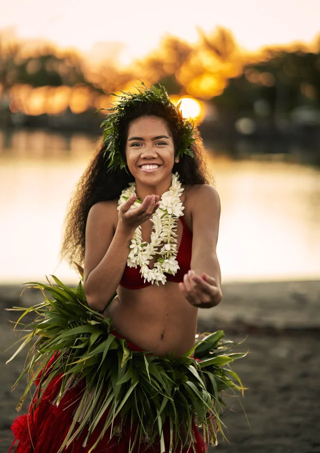 Une danseuse de 'ori tahiti