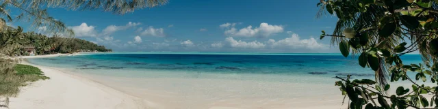 Matira beach in Bora Bora