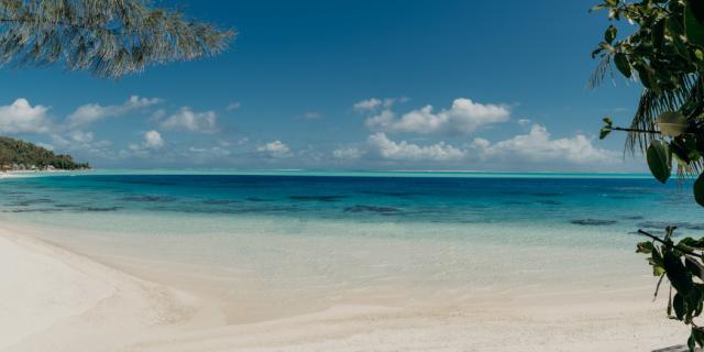 Panorama de la Plage De Matira à Bora Bora